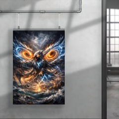 Lorenz attractor as storm bird of chaos poster 4