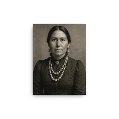 Lori Arviso Alvord canvas print on a plain backdrop in size 12"x16".