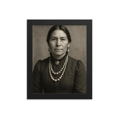 Lori Arviso Alvord framed print on a plain backdrop in size 8"x10".