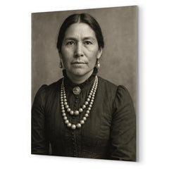 Lori Arviso Alvord metal print mockup