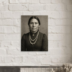Lori Arviso Alvord metal print mockup