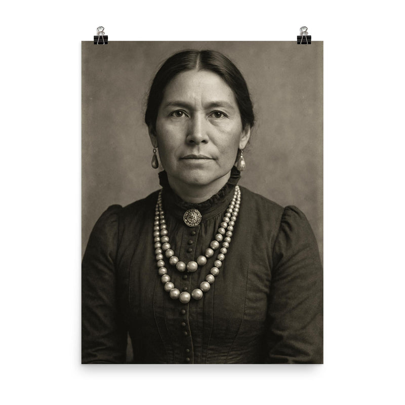 Lori Arviso Alvord poster on a plain backdrop in size 8