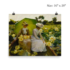 Lotus Lilies by Charles Courtney Curran poster 2