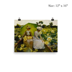 Lotus Lilies by Charles Courtney Curran poster 3