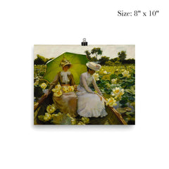Lotus Lilies by Charles Courtney Curran poster 4