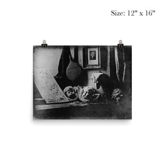 Louis Daguerre's First Daguerreotype, Still Life, 1837 poster 3
