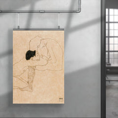 Lovers, 1909 by Egon Schiele poster 4