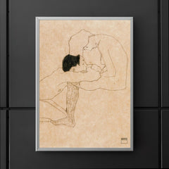 Lovers, 1909 by Egon Schiele poster 5