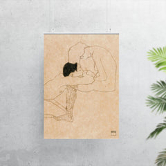 Lovers, 1909 by Egon Schiele poster 7