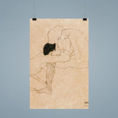 Lovers, 1909 by Egon Schiele poster 9