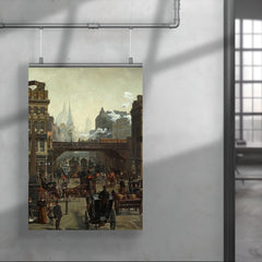 Ludgate Hill by Wilhelm Trubner poster 4
