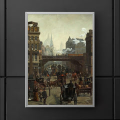 Ludgate Hill by Wilhelm Trubner poster 5