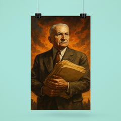 Ludwig von Mises exiled papers and resolve poster 6