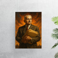 Ludwig von Mises exiled papers and resolve poster 7