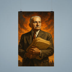 Ludwig von Mises exiled papers and resolve poster 9