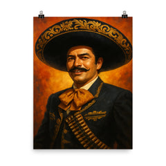 Luis Aguilar poster on a plain backdrop in size 8"x10".