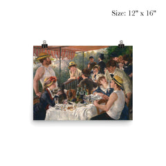 Luncheon of the Boating Party by Pierre Auguste Renoir poster 3