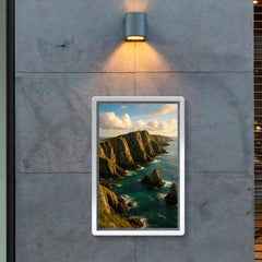 Lundy Island Cliffs England poster 2