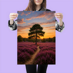 Luneburg Heath Heide Bloom Germany poster 3