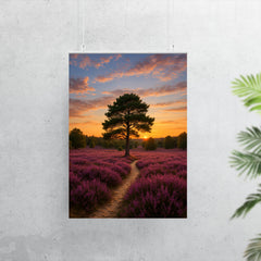 Luneburg Heath Heide Bloom Germany poster 7