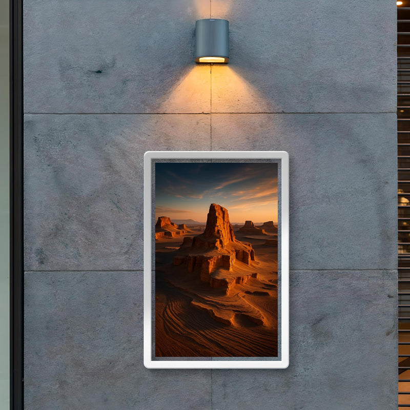 Lut Desert Kaluts Iran poster 2