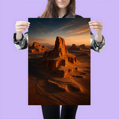 Lut Desert Kaluts Iran poster 3