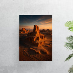 Lut Desert Kaluts Iran poster 7