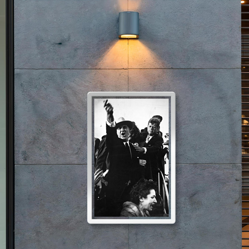 Lyndon B. Johnson and John F. Kennedy During 1960 Presidential Campaign in Amarillo, Texas poster 2