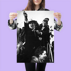 Lyndon B. Johnson and John F. Kennedy During 1960 Presidential Campaign in Amarillo, Texas poster 3