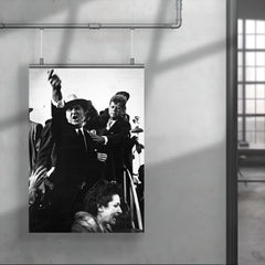 Lyndon B. Johnson and John F. Kennedy During 1960 Presidential Campaign in Amarillo, Texas poster 4