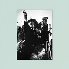 Lyndon B. Johnson and John F. Kennedy During 1960 Presidential Campaign in Amarillo, Texas poster 8