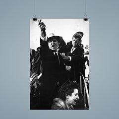 Lyndon B. Johnson and John F. Kennedy During 1960 Presidential Campaign in Amarillo, Texas poster 9