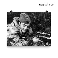 Lyudmila Pavlichenko poster 2