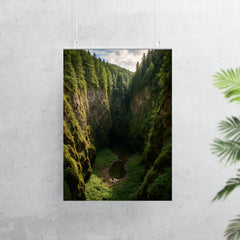 Macocha Abyss Moravian Karst Czech Republic poster 7