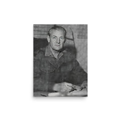 Mad Jack Churchill poster on a plain backdrop in size 12"x16".