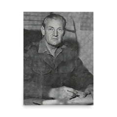 Mad Jack Churchill poster on a plain backdrop in size 18"x24".