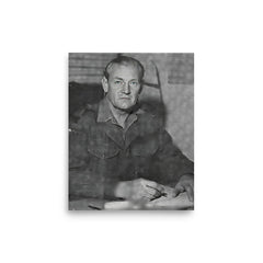 Mad Jack Churchill poster on a plain backdrop in size 8"x10".