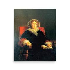 Madame Clicquot Ponsardin poster on a plain backdrop in size 16"x20".