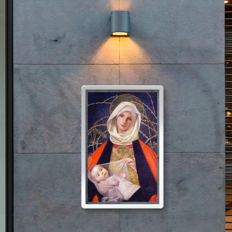 Madonna and Child by Marianne Stokes, 1908 poster 2