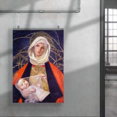 Madonna and Child by Marianne Stokes, 1908 poster 4