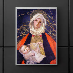 Madonna and Child by Marianne Stokes, 1908 poster 5