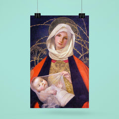 Madonna and Child by Marianne Stokes, 1908 poster 6