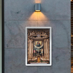 Madonna between Saints Rocco and Sebastiano by Giovanni Paolo Lolmo, 1587 poster 2