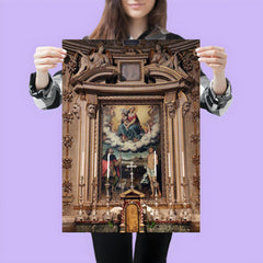 Madonna between Saints Rocco and Sebastiano by Giovanni Paolo Lolmo, 1587 poster 3