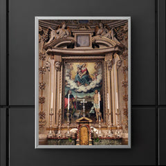 Madonna between Saints Rocco and Sebastiano by Giovanni Paolo Lolmo, 1587 poster 5