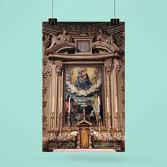 Madonna between Saints Rocco and Sebastiano by Giovanni Paolo Lolmo, 1587 poster 6