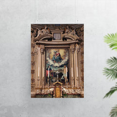 Madonna between Saints Rocco and Sebastiano by Giovanni Paolo Lolmo, 1587 poster 7