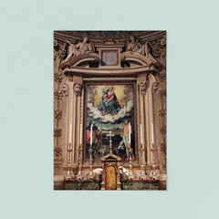 Madonna between Saints Rocco and Sebastiano by Giovanni Paolo Lolmo, 1587 poster 8