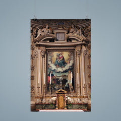 Madonna between Saints Rocco and Sebastiano by Giovanni Paolo Lolmo, 1587 poster 9