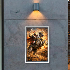 Maharana Pratap on Chetak rearing poster 2